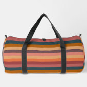 Sac De Sport Rayures d'aquarelle du coucher de soleil (Verso)