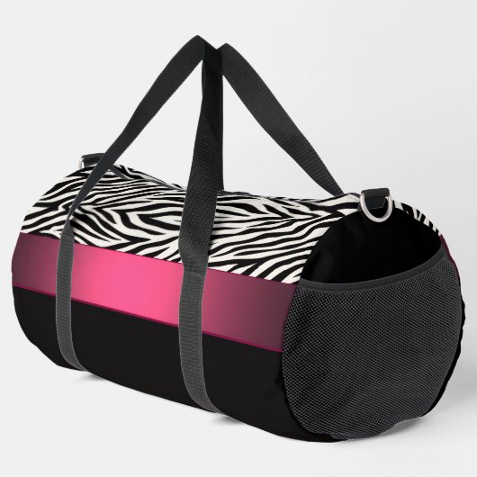 Sac De Sport Rayures de zèbre (Coin droit)