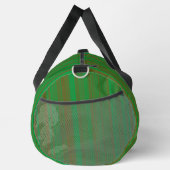 Sac De Sport Rayures Vert Marron Large (Droite)