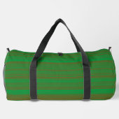 Sac De Sport Rayures Vert Marron Large (Verso)