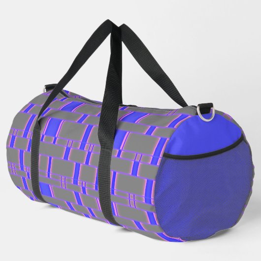 Sac De Sport Rectangle gris Motif 8 (Coin droit)