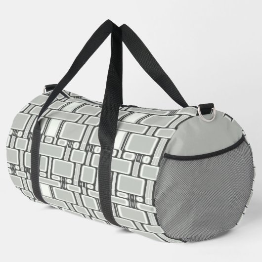 Sac De Sport Rectangle gris neutre Motif (Coin droit)