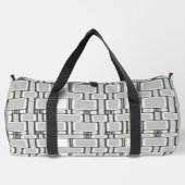Sac De Sport Rectangle gris neutre Motif (Verso)