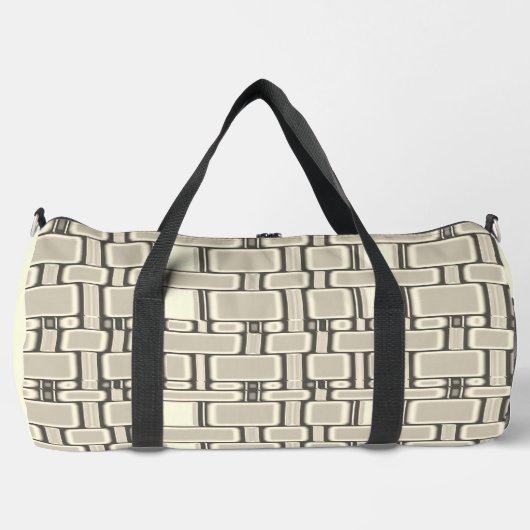 Sac De Sport Rectangle Motif beige neutre (Recto)