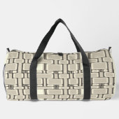 Sac De Sport Rectangle Motif beige neutre (Verso)