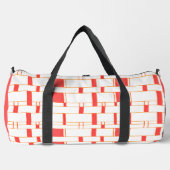 Sac De Sport Rectangle Motif blanc 12 (Recto)