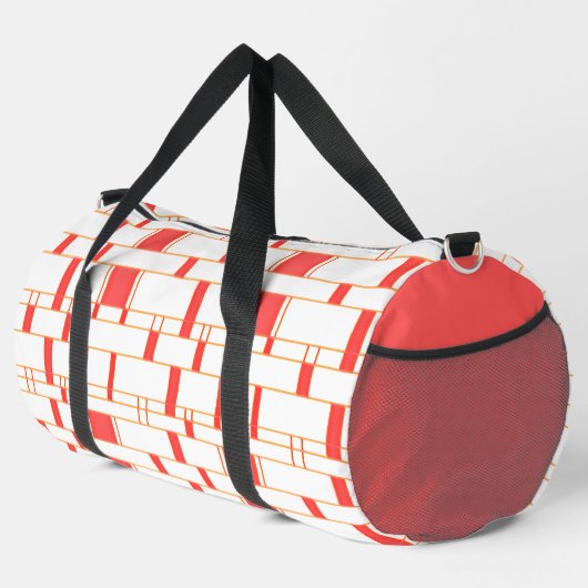 Sac De Sport Rectangle Motif blanc 12 (Coin droit)