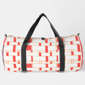 Sac De Sport Rectangle Motif blanc 12 (Verso)