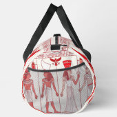 Sac De Sport Red Ancient Print Duffel Bag (Droite)