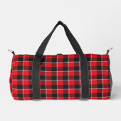 Sac De Sport Red Ribbon and Heavy Metal Black Plaid (Recto)