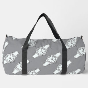Sac De Sport Regarder Votre Temps Grey Athlétisme Voyage Salle