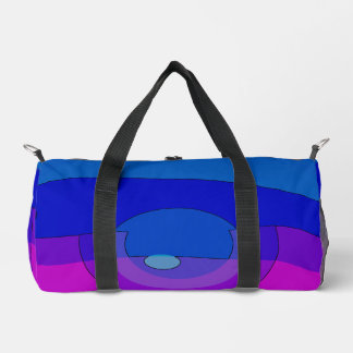 Sac De Sport Résumé abstrait violet et bleu 1007