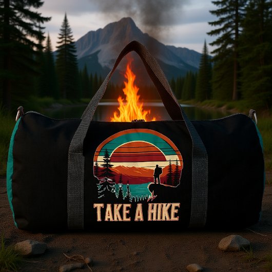 Sac De Sport Retro Faites une Randonnée