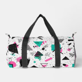 Sac De Sport Retro Memphis Geometric Pattern (Recto)