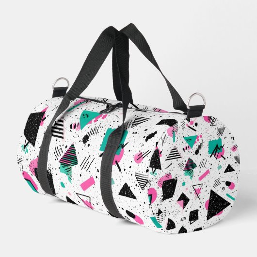 Sac De Sport Retro Memphis Geometric Pattern (Coin gauche)