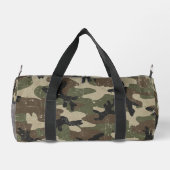 Sac De Sport Retro Military Camouflage Pattern (Verso)