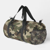 Sac De Sport Retro Military Camouflage Pattern (Coin droit)