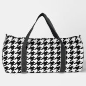 Sac De Sport Retro Moderne Noir Blanc Tissage des dents (Recto)