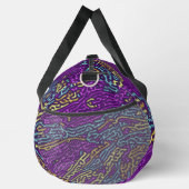 Sac De Sport Retro Neon Maze Motif - Arcade esthétique (Droite)