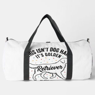 Sac De Sport Rétro T-Shirt à Poils de Chien Pailleté Golden Ret