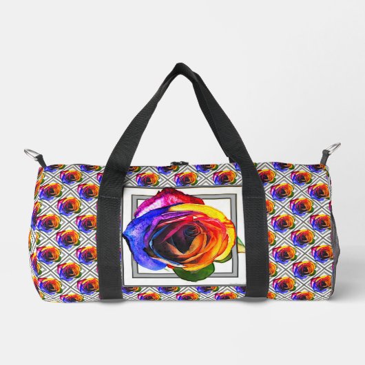 Sac De Sport Rose Arc-en-Ciel (Recto)