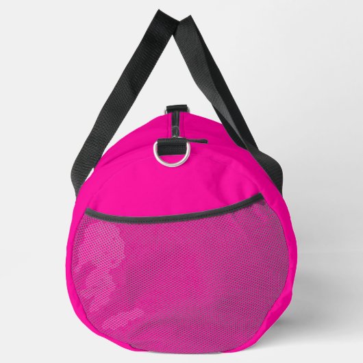 Sac De Sport Rose chaud solide (Droite)
