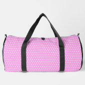 Sac De Sport Rose Fille Avec Points Blancs Élégants (Verso)