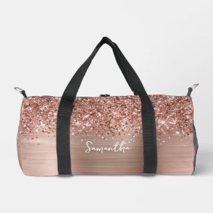 Sac De Sport Rose Gold Pailleté Glam Nom