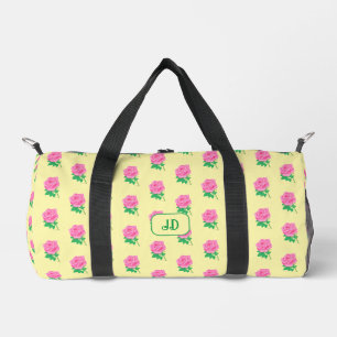 Sac De Sport Rose Rose Jaune