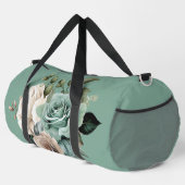 Sac De Sport rose verte turquoise et blanche (Coin droit)