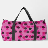 Sac De Sport rose vif et points noirs (Recto)