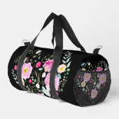 Sac De Sport Roses et Coeur rose bonbon (Coin droit)