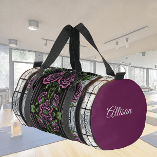 Sac De Sport Roses violets par la fenêtre - style gothique pers