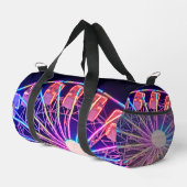 Sac De Sport Roue Ferris bleue et rouge (Coin droit)