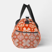 Sac De Sport Rouge blanc Motif de flocon de neige (Droite)