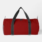 Sac De Sport Rouge Foncé Uni (Verso)