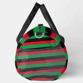 Sac De Sport Rouge noir vert rayé (Droite)