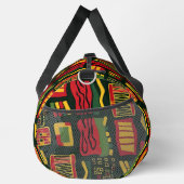 Sac De Sport Rouge vert jaune noir Abstrait géométrique (Droite)