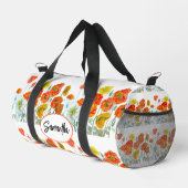 Sac De Sport Ruban de fleur aquarelle coquelicot orange rouge (Coin droit)