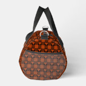 Sac De Sport Rust Red Black Buffalo Heart Plaid (Droite)