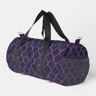 Sac De Sport Rythmes royaux : Géométrie marocaine violette