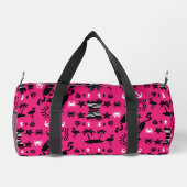 Sac De Sport Sable Américain Et Décor De Plage (Verso)