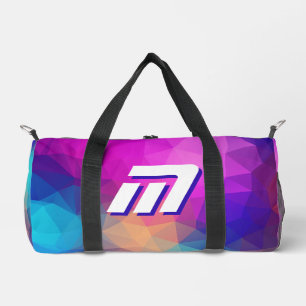 Sac De Sport Sac sport personnalisé géométrique abstrait vibran