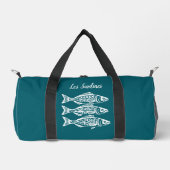 Sac De Sport Sardines-Hawaiian-Fisherman Core Turquoise (Recto)