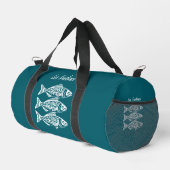 Sac De Sport Sardines-Hawaiian-Fisherman Core Turquoise (Coin droit)