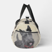 Sac De Sport Scottish Terrier Peinture Black Original Chien Art (Droite)