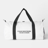 Sac De Sport Se désabonner du stress Typographie professionnell (Recto)