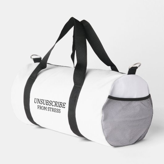 Sac De Sport Se désabonner du stress Typographie professionnell (Coin droit)