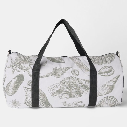 Sac De Sport Seashell Soft Antique Art Beach Shops (Recto)