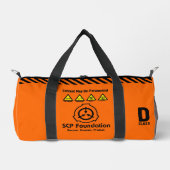 Sac De Sport Sécurisé SCP. Contient. Protéger classe D (Recto)